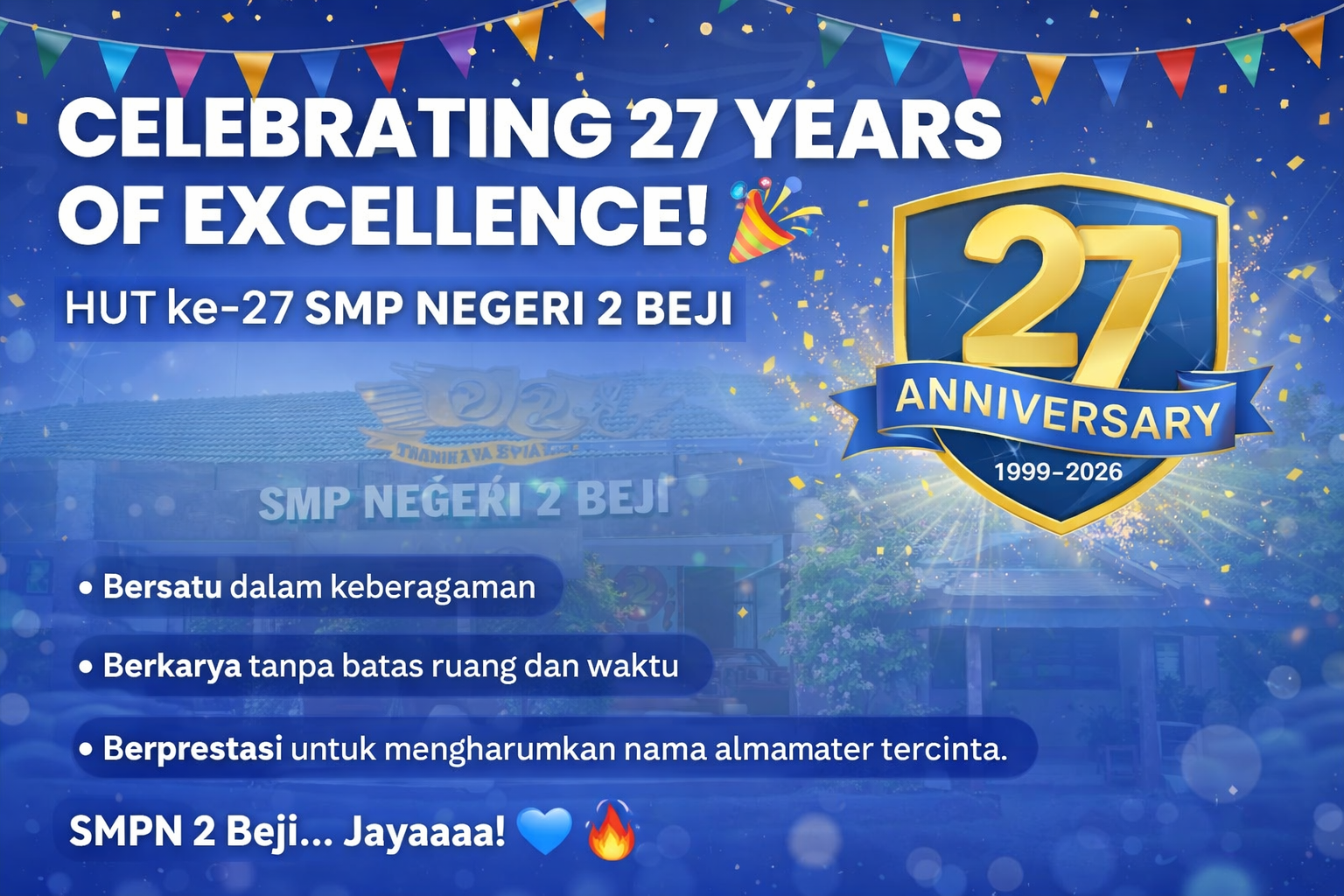 CELEBRATING 27 YEARS OF EXCELLENCE! 🎉✨
