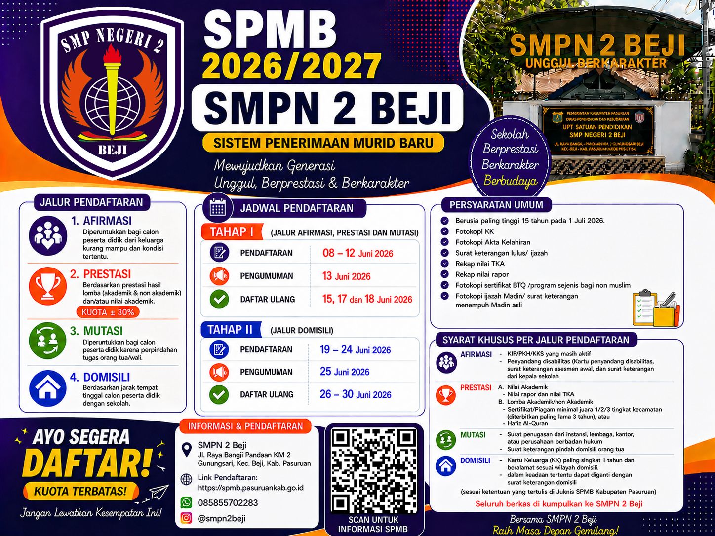 Pendaftaran Peserta Didik Baru 2026/2027
